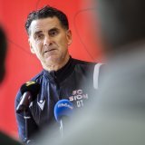 Didier Tholot était présent face aux journalistes avant de s'envoler pour le Maroc et un camp d'entraînement de quelques jours.